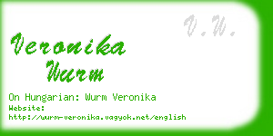 veronika wurm business card